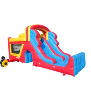 Location château gonflable Double Slide avec toboggan à Cournon-d’Auvergne (63), proche de Clermont-Ferrand