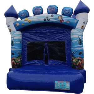 Location château gonflable Océan décor fonds marins à Cournon-d’Auvergne (63), proche de Clermont-Ferrand
