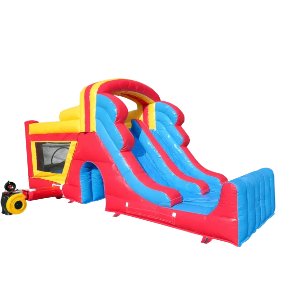 Location château gonflable Double Slide avec toboggan à Cournon-d’Auvergne (63), proche de Clermont-Ferrand