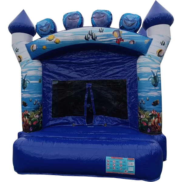 Location château gonflable Océan décor fonds marins à Cournon-d’Auvergne (63), proche de Clermont-Ferrand